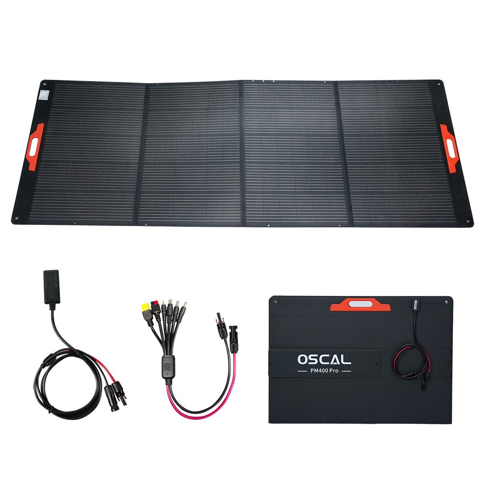 Blackview OSCAL PM400 Pro 400W Foldable Off Grid Solar Panel For Camping IP67