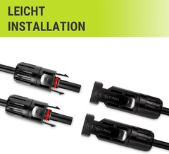 Weatherproof Solar Branch Connector Kit – 2 to 1 Y Cable for Easy Installation
