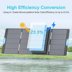 2x Solar Panel 400W for EcoFlow DELTA Pro 3 4000Wh LFP Portable Power Station