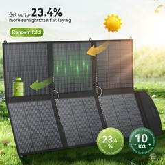 160W 220W 400W Foldable Portable Solar Panel Kit for Power Station Home RV Camp