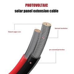 20ft Solar Panel Extension Cable 14AWG Male Female Wire Waterproof Connectors