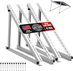 45-Inch Aluminum Solar Mounting Brackets – Adjustable for Various Applications