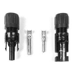 Staubli MC4 PV Solar Panel Cable Connector Pair for 8 AWG – Made in USA