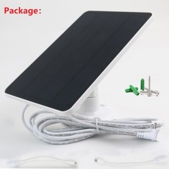 Ring Camera Solar Charging Panel Suitable for Outdoor Camera Battery Chargers