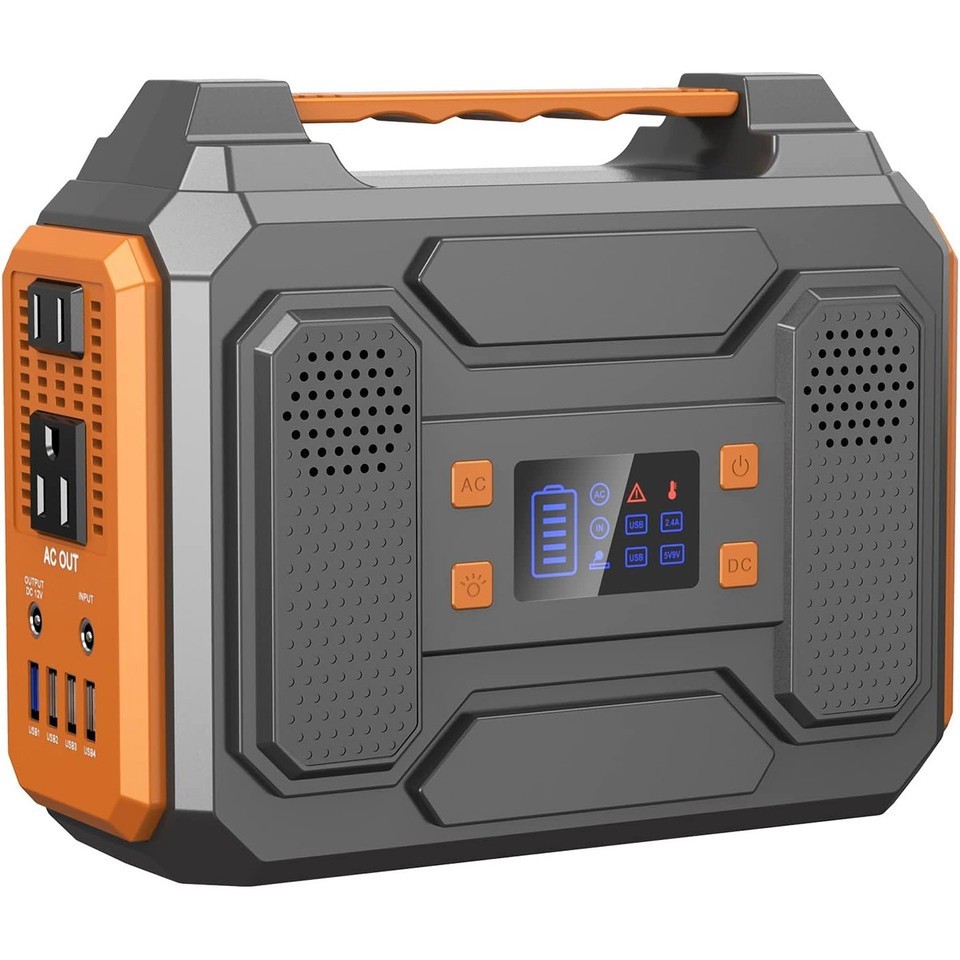 300W Portable Power Station 280Wh Solar Generator Camping RV Backup Battery Bank
