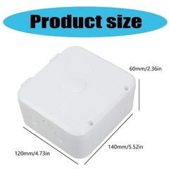 Camera Mount Enclosure Box Weatherproof Plastic Case for Solar Panel Connection