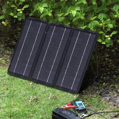 60W Solar Panel 12V Trickle Charger Battery Charger Kit Maintainer Boat Car RV