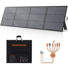 MHPOWOS Foldable Solar Panel 220W Panel Solar for Home Camping Solar Power Kit