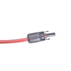 1 Pair 10AWG 25 Feet Black + Red Solar Panel Extension Cable Wire Connector