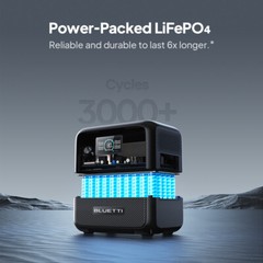 BLUETTI AC70 1000W 768Wh Portable Power Station LiFePO₄ Battery for Travelling