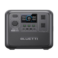 BLUETTI AC70 1000W 768Wh Portable Power Station LiFePO₄ Battery for Travelling