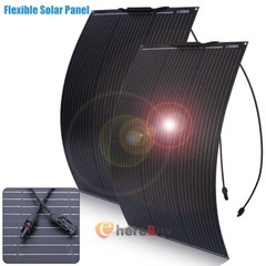 600W Watt Flexible Solar Panel 18V Mono Home RV Rooftop Camping Off-Grid Power