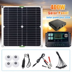 6000W Complete Generator with 400W Solar Panel Power Charger 110V Grid System US
