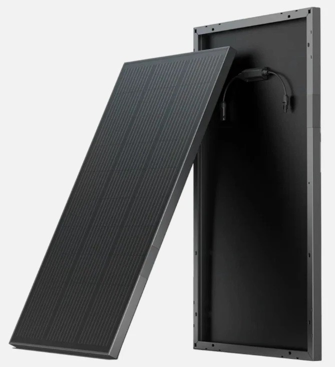 Set of 2 EcoFlow 100W Rigid Solar Panels IP68 Weatherproof Outdoor 100 watt