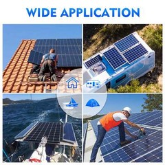 PFCTART 100W 200W Watt 12V Mono Solar Panel Solar Panel RV Camping Home Off Grid