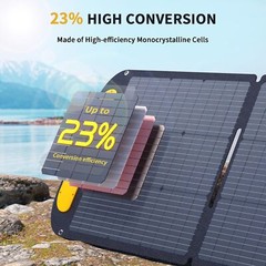 VTOMAN VS110 Portable Solar Panel 110W 19V 23% Efficiency Foldable Solar Panel