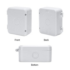 Camera Mount Enclosure Box Weatherproof Plastic Case for Solar Panel Connection