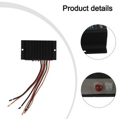 Optimized Performance of the Compact Black Aluminum Alloy 10A Charger Unit