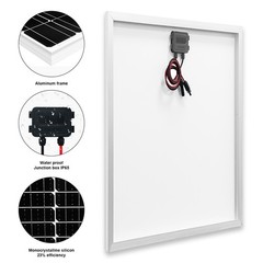 9BB 3PCS 200 Watt Rigid Monocrystalline Solar Panel 12 Volt Home RV Marine US