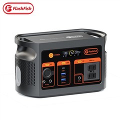 FlashFish E103 Power Station LiFePO4 300W 179Wh Optional With 100W Solar Panel