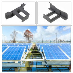 1-60pcs Solar Panel Water Drainage Mud Clip Photovoltaic Cleaning Module Kit
