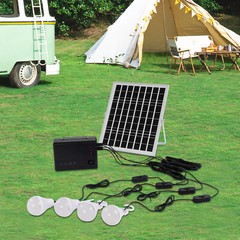 Portable Power Station with Solar Panel, Outdoor Generator Power Supply for Home