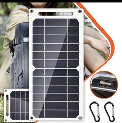 USB Solar Panel Power Bank for Outdoor Camping Hiking Phone Charger 5V Portable