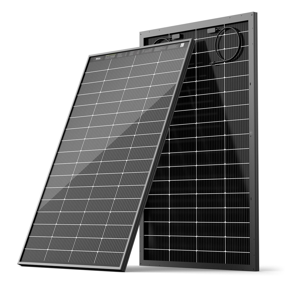 HQST Bifacial 200W Compact N-Type Solar Panel | 25.4% Efficiency, 13% Smaller