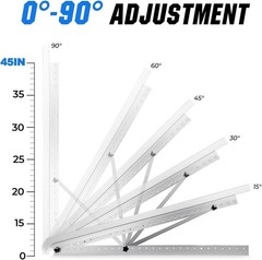 45-Inch Aluminum Solar Mounting Brackets – Adjustable for Various Applications