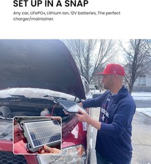 Upgrade Your Battery Life: 7.5W Waterproof Solar Charger with Smart Controller