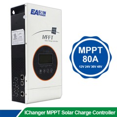Easun 80A MPPT Solar charge Controller 12V 24V 36V 48V Solar Charger Regulator