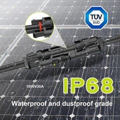 Conectores Solares en Y Rama Paralelo 2 a 8 Impermeable IP68 Panel Solar
