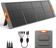 200W Portable Solar Panel for Power Station, 24% High Efficiency ETFE Foldable S