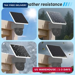4W Solar Panel Compatible with eufy Security SoloCam S340,Replace The Original 2
