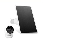 Wasserstein Solar Panel for Noorio B200/B210 Outdoor Security Cameras – White