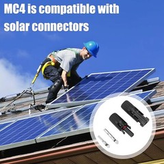 1/5/10/20/50/100 Pairs Male Female Solar Cable Connectors For DIY Solar Panel US