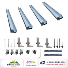 Durable Roof Mount Bracket Kit for Solar Panels, Supports Off-Grid Installations