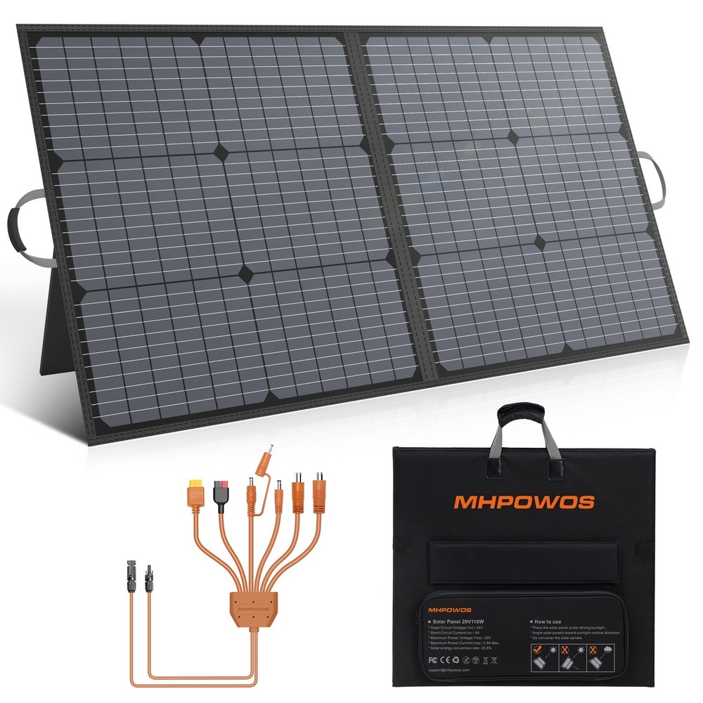 110W 220W 400W Solar Panel Charger Foldable for Solar Generator Power Station