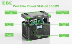 1000W 999Wh Power Station Portable Charger Generator RV LiFePO4 Backup Battery