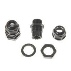 Weatherproof ABS Solar Double Cable Entry Gland,Curved Cable Connector for All C