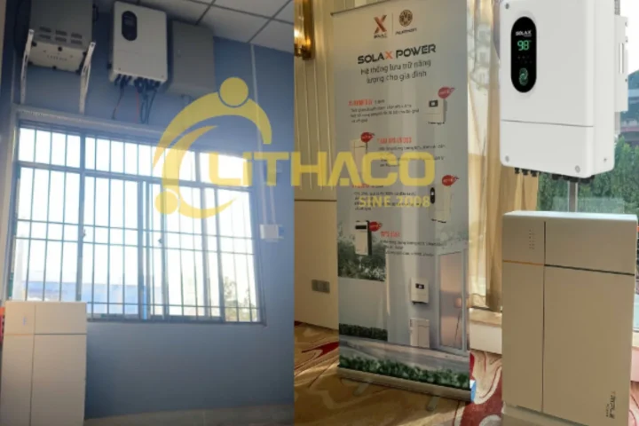 Điện mặt trời có lưu trữ 12.76kWp/15kWh ở Kiên Lương
