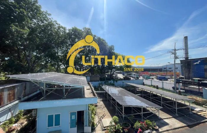 Hệ thống điện mặt trời cho trạm cấp nước KCN Vĩnh Lộc