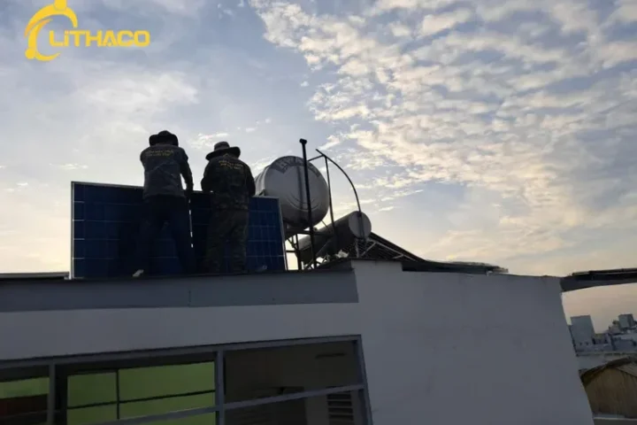 LITHACO hoàn thiện hệ thống điện mặt trời có lưu trữ 5.85kWp/15kWh cho anh Nhã tại Phường Rạch Ông, TP.HCM