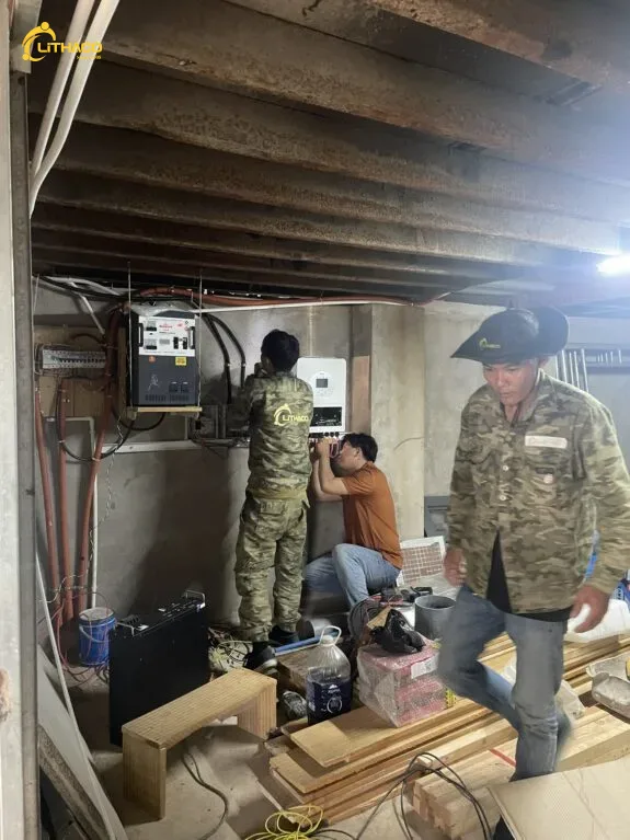 Điện mặt trời có Pin lưu trữ 5.2KWP/5KWH